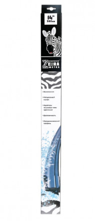 Щетка стеклоочистителя БЕСКАРКАСНАЯ Azard "ZEBRA" (14'/360мм) /к-т 1 шт./ Щетка стеклоочистителя БЕСКАРКАСНАЯ Azard "ZEBRA" (14'/360мм) /к-т 1 шт./