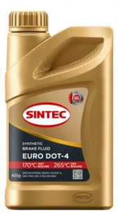 Жидкость тормоз. ДОТ-4 Sintec  EURO 0,455гр (1*28шт) Жидкость тормоз. ДОТ-4 Sintec  EURO 0,455гр (1*28шт)