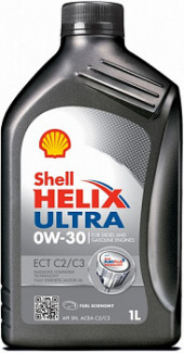 Масло мотор. Shell 0W30 Ultra ECT С2/C3 (1л) (золотистая) 1*12шт Масло мотор. Shell 0W30 Ultra ECT С2/C3 (1л) (золотистая) 1*12шт