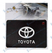 Коврик липучка TOYOTA черный (бел.знач) Коврик липучка TOYOTA черный (бел.знач)