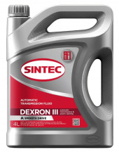 Масло трансм.  ATF ІІI SINTEC Dexron (4л) NEW 1*4шт Масло трансм.  ATF ІІI SINTEC Dexron (4л) NEW 1*4шт