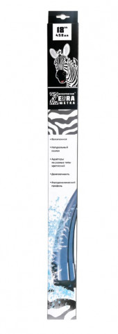 Щетка стеклоочистителя БЕСКАРКАСНАЯ Azard "ZEBRA" (18'/450мм) /к-т 1 шт./ Щетка стеклоочистителя БЕСКАРКАСНАЯ Azard "ZEBRA" (18'/450мм) /к-т 1 шт./