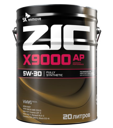 Масло мотор. 5W30 ZIC X9000 AP E4/E7 металл 20 л. Масло мотор. 5W30 ZIC X9000 AP E4/E7 металл 20 л.