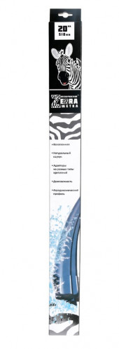 Щетка стеклоочистителя БЕСКАРКАСНАЯ Azard "ZEBRA" (20'/510мм) /к-т 1 шт./ Щетка стеклоочистителя БЕСКАРКАСНАЯ Azard "ZEBRA" (20'/510мм) /к-т 1 шт./