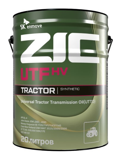 Масло гидротрансм. ZIC UTF HV GL-4 (20 л.) металл