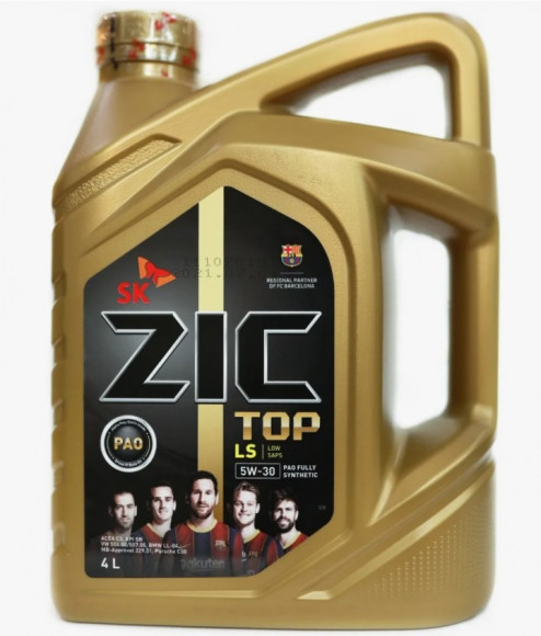 Масло мотор.  5W30 ZIC TOP LS API SN ACEA C3 (синт.) (4 л.) пластик 1*4 шт. Масло мотор.  5W30 ZIC TOP LS API SN ACEA C3 (синт.) (4 л.) пластик 1*4 шт.