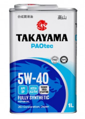Масло мотор.  5W40 TAKAYAMA  PAOtec A3/B4 SP  1л (1*12шт)