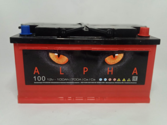 Аккумулятор 6 СТ 100 АПЗ ALPHA (п.т.700)