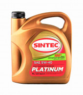 Масло мотор. SINTEC PLATINUM 7000 SAE 5W40 ACEA A3/B4 API SN/CF 4л (1*4шт) Масло мотор. SINTEC PLATINUM 7000 SAE 5W40 ACEA A3/B4 API SN/CF 4л (1*4шт)