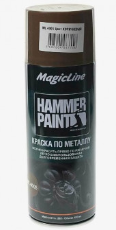 ML4005 Краска по металлу (молотковая) коричневый (265г) (1*12шт) ML4005 Краска по металлу (молотковая) коричневый (265г) (1*12шт)