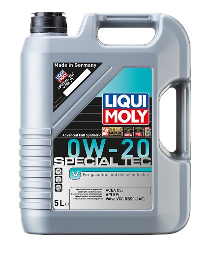 Масло мотор.  0W20 Liqui Moly Special Tec V API SN ACEA C5 пластик (5 л.) 1*4 шт. (20632)