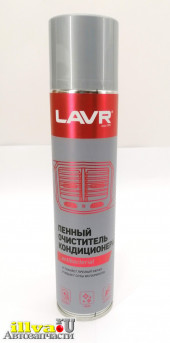 LAVR Пенный очиститель кондиционера 0,4л. Антибактериальный (ментол-эвкалипт)(1*12)