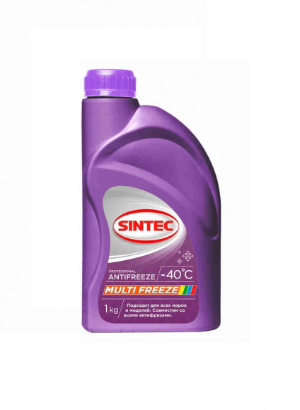 Антифриз A-40 Sintec MULTI FREEZE Violet 1кг (1*12шт)