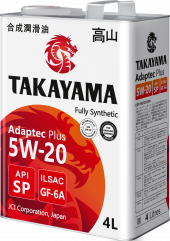 Масло моторное TAKAYAMA SAE 5W20 ILSAC GF-6А API SР 4л (1*4шт) Масло моторное TAKAYAMA SAE 5W20 ILSAC GF-6А API SР 4л (1*4шт)