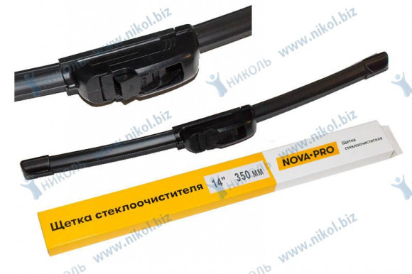 Щетка ст/оч бескаркасная 14" - 350мм NOVA-PRO