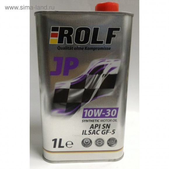 Масло мотор. ROLF JP SAE 10W30  API GF5/SN (1 л) (Акция) 1*12шт