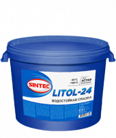 Смазка Литол-24 Sintec ГОСТ (пласт.тара) (9,5кг) (1*1шт) Смазка Литол-24 Sintec ГОСТ (пласт.тара) (9,5кг) (1*1шт)