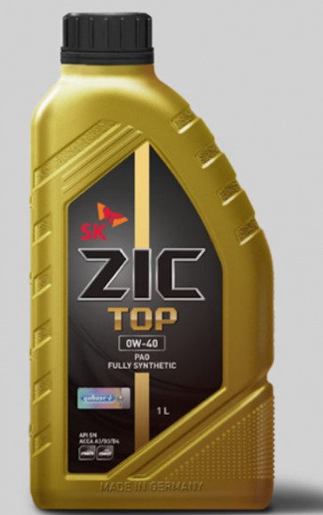Масло мотор.  0W40 ZIC TOP API SN/CF ACEA  A3/B4 (синт.) (4 л.) пластик 1*4 шт. Масло мотор.  0W40 ZIC TOP API SN/CF ACEA  A3/B4 (синт.) (4 л.) пластик 1*4 шт.