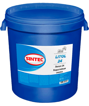 Смазка Литол-24 Sintec (пласт.тара) (18кг) (1*1шт)