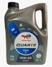 Масло мотор. 10W40 TOTAL QUARTZ 7000 S SN/CF A3/B4 пластик (4 л.) 1*3 шт (Турция)