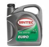 Масло мотор. 20W50 Sintoil EURO API SJ/CF  (4л) 1*4шт Масло мотор. 20W50 Sintoil EURO API SJ/CF  (4л) 1*4шт