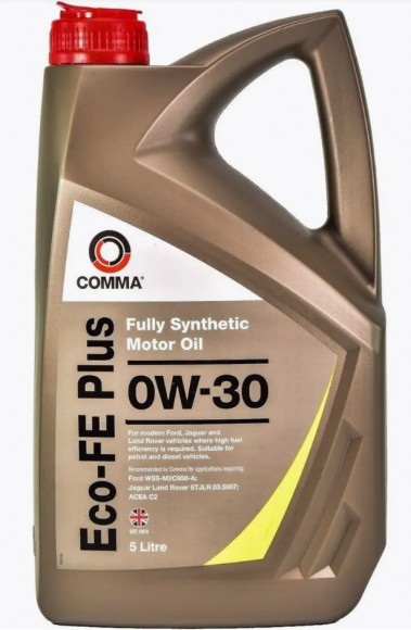 Масло мотор.  0W30 COMMA ECO-FE Plus C2 пластик (5 л.) 1*4 шт.