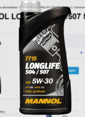 Масло синт. MANNOL 7715 O.E.M. for VW Audi Skoda 5W30 (1л.) пластик 1*20шт. Масло синт. MANNOL 7715 O.E.M. for VW Audi Skoda 5W30 (1л.) пластик 1*20шт.