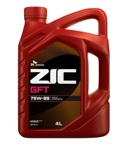 Масло трансм. 75W85 ZIC G-FT API GL-4 (синт.) (4 л.) пластик 1*4 шт.