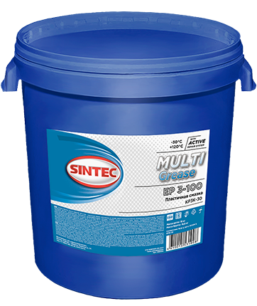 Смазка EP 3-100 SINTEC MULTI GREASE (металл)  (18кг)
