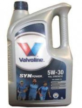Масло мотор.  5W30 Valvoline SYNPOWER FE (5 л.) пластик 1*4 шт.