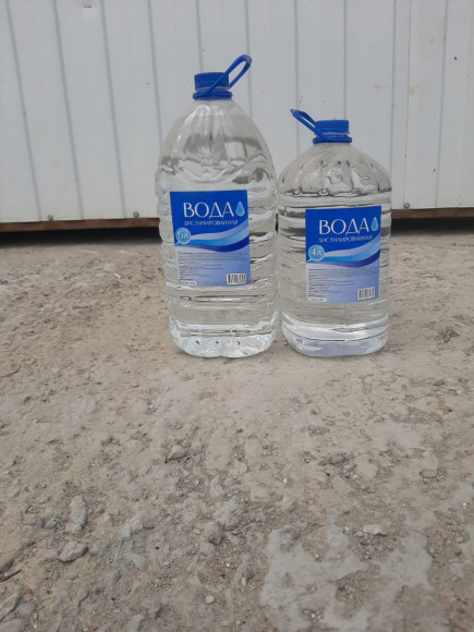 Вода дистиллированная "ZAREVA" 5л (1*2шт) (144шт.)