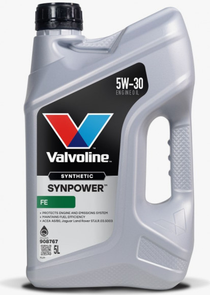 Масло мотор.  5W30 Valvoline SYNPOWER FE SP A5/B5 пластик (5 л.) 1*4 шт.