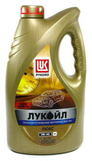 Масло мотор.  5W40 ЛУКОЙЛ ЛЮКС API SL/CF полусинт  (4л) 1*4шт Масло мотор.  5W40 ЛУКОЙЛ ЛЮКС API SL/CF полусинт  (4л) 1*4шт