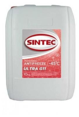 Антифриз A-45 Sintec Ultra G11 (красный) (10 кг) 1*2шт