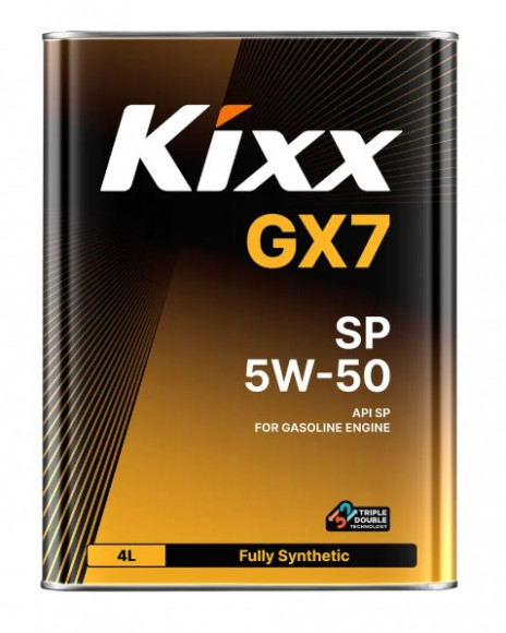 Масло мотор. 5W50 Kixx GX7 SP металл (4 л.) 1*4 шт. Масло мотор. 5W50 Kixx GX7 SP металл (4 л.) 1*4 шт.