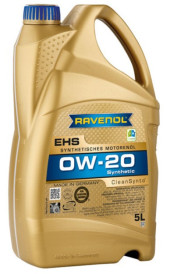 Масло мотор. 0W20 RAVENOL EHS SQ C6 (5 л.) пластик 1*4 шт. Масло мотор. 0W20 RAVENOL EHS SQ C6 (5 л.) пластик 1*4 шт.