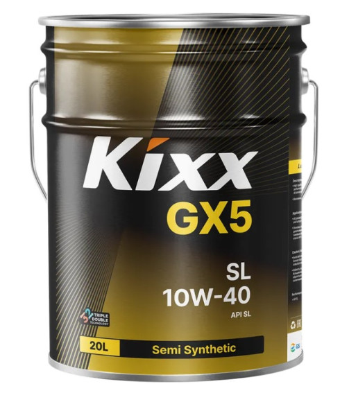 Масло мотор. 10W40 Kixx GX5 SL металл (20 л.)