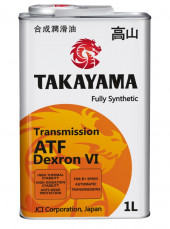 Масло трансмиссионное "TAKAYAMA ATF "Deхron VI" 1л (1*12) металл Масло трансмиссионное "TAKAYAMA ATF "Deхron VI" 1л (1*12) металл