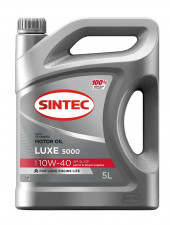 Акция 5л по цене 4л Масло мотор. SINTEC LUXE 5000 SAE 10W40 API SL/CF 5л (1*4шт) Акция 5л по цене 4л Масло мотор. SINTEC LUXE 5000 SAE 10W40 API SL/CF 5л (1*4шт)
