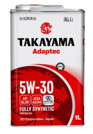 Масло мотор. 5W30 TAKAYAMA Adaptec A3/B4 SL/CF (1л) 1*12шт Масло мотор. 5W30 TAKAYAMA Adaptec A3/B4 SL/CF (1л) 1*12шт