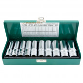 S04HD411S Набор головок торцевых глубоких 1/2"DR, 10-24 мм, 11 предметов
