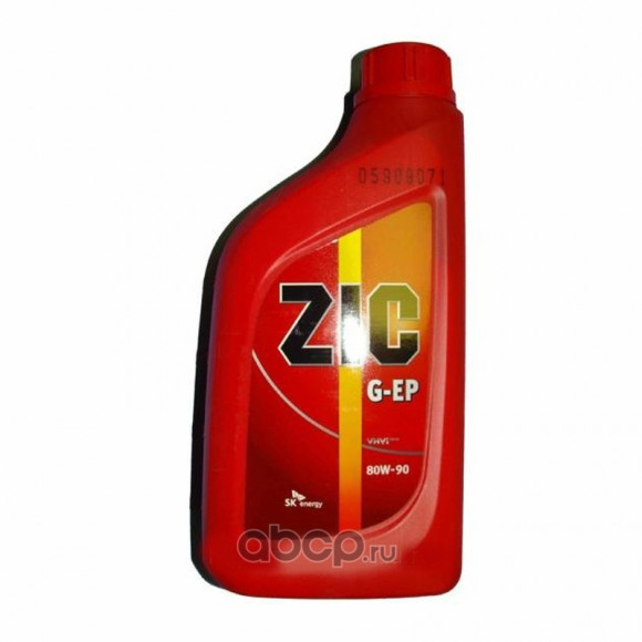 Масло трансм. 80W90 ZIC G-EP API GL-4 (1 л.) пластик 1*12 шт.