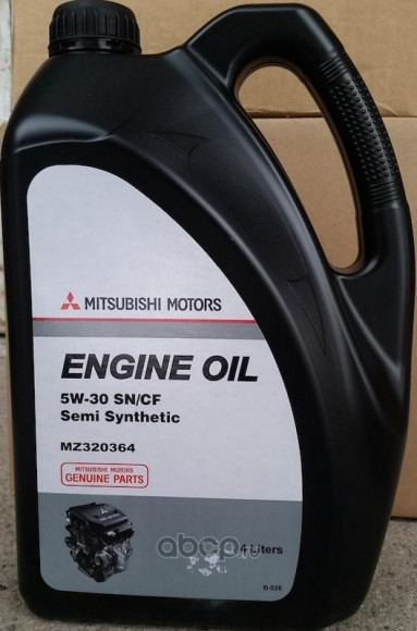 Масло моторное полусинтетическое  Mitsubishi 5W30 SN/CF, 4л.