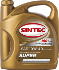 Акция 5л по цене 4л Масло мотор. SINTEC SUPER 3000 SAE 10W40 API SG/CD 5л (1*4шт) Акция 5л по цене 4л Масло мотор. SINTEC SUPER 3000 SAE 10W40 API SG/CD 5л (1*4шт)