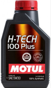 Масло мотор.  5W30 MOTUL H-TECH 100 PLUS (замена ECO-LITE) SP GF-6A пластик (1 л.) 1*12 шт.