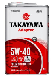 Масло моторное 5W40 TAKAYAMA Adaptec C3 SN/CF (1л) 1*12шт Масло моторное 5W40 TAKAYAMA Adaptec C3 SN/CF (1л) 1*12шт