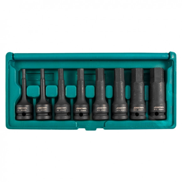 S06A408S Набор ударных головок "TORX" 1/2DR"Т30- T80 78мм, 8 предметов (048206)