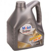 Масло мотор.  5W40 Mobil Super 3000 X1 (4л) пластик 1*4 шт. (Турция)