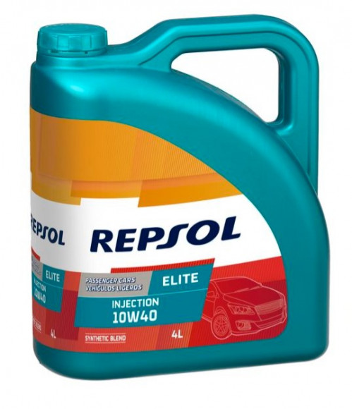 Масло мотор. 10W40 Repsol ELITE INJECTION SN/CF A3/B4 пластик (4 л.) 1*5 шт.
