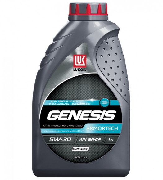 Масло мотор.  5W30 ЛУКОЙЛ GENESIS ARMORTECH DPF/GPF  SP/CF (1л) 1*12шт